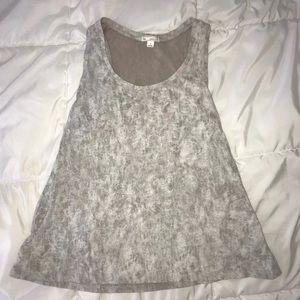 Gap brown & white tank